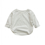 Poiste ja t&uuml;drukute &uuml;mara kaelusega pulloverid lastele pikkade varrukatega T-s&auml;rk, &uuml;hev&auml;rvilised beebitopsid 120