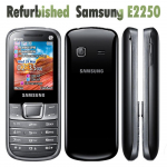 Renoveeritud Samsung E2250 &uuml;he SIM-kaardiga E2252 kahe SIM-kaardiga mobiiltelefon simple set must