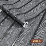 45cm*10m Isekleepuv PVC Veekindel Kooritav ja Kleebitav 3D Triibuline Paneel Puidus&uuml;&uuml; Tapeet M&ouml;&ouml;bel Aktsentseinad ja Kodu Renoveerimise Dekor 45cm*20m