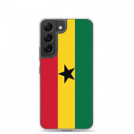 Coque T&eacute;l&eacute;phone &ndash; Samsung &ndash; Galaxy S24 &ndash; Drapeau Ghana &ndash; Supp &ndash; Mitmev&auml;rviline &ndash; Vertikaalne