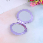 Sea Shell Shape Compact Cosmetic Mirror Pu-nahast kahepoolne meigiluup h&otilde;be