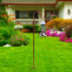 Hook for Garden, Hanging Stake, Easy to Install, 5 Prong Base, Garden Planter Hook, Porch, 80cm height