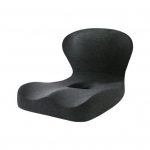 Seljatoega istmepadi M&auml;luvahust selja- ja istmepadi Ergonoomiline surveleevendav padi Kontorisse, autosse, reisimiseks, pikkadeks istumistundideks tumehall v&auml;rv