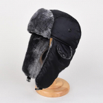 Karusnaha imitatsiooniga naaritsakarvast m&uuml;ts naiste s&uuml;gis- ja talvine plush kalurim&uuml;ts khaki seenioride n&auml;itusen&auml;gu v&auml;ike soe k&otilde;rvakaitse Lei fengi m&uuml;ts One Size