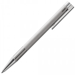 LAMY Logo Harjatud Pastapliiats - Elegantne ja Vastupidav Roostevaba Teras - Keskmine Kirjutusj&auml;lg - Kaasas Must LAMY M16 Vahetuss&uuml;damik