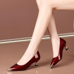 naiste mood seksikad kvaliteetsed kevadised pealelibistatavad stiletto kontsaga kingad daam klassikalised mustad suvised kontsaga pumbad sapatos ab663 39