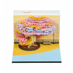 Ajakava Kalender 2026 Lauakalender LED-valgustusega 3D &Auml;rarebitav Kalender Paberist Nikerduskunst M&auml;rkmepaber Kingitus J&otilde;ulud