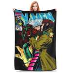 X-Mehed Gambit & Rogue Kaunis Paar Kattekangas &Uuml;lipehme Tekk Elutoa jaoks 50x60 tolli Mitu suurust 30x40in blue