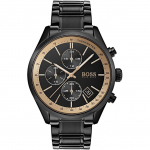 Hugo Boss 1513578 Grand Prix roostevabast terasest meeste k&auml;ekell 44 must