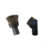 Set of 2 Pieces Universal Round Horsehair Vacuum Brushes Dust Dusting Brush fit Most with