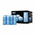 Braun Clean & Renew T&auml;itepadrunid CCR4 Puhastusvedelik Brauni pardli tarvikutele, 4 karpi