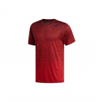 Adidas Gradient T-s&auml;rk Vabaaja Spordi Hingav &Uuml;mmarguse Kaelusega L&uuml;hikeste Varrukatega T-s&auml;rk Meeste Topid Punakaslilla FL4395 M