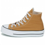 Converse Chuck Taylor All Star Lift Platvorm K&otilde;rge T&otilde;usuga Trek Beež Naiste Tossud Valge Must A07210C 35