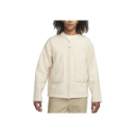 Nike Sportswear Tech Pack &Uuml;hev&auml;rviline &Uuml;mmarguse Kaelusega Vabaaja Fliisjakk Meeste Jakid Rand-Valge FB7411-126 XXL