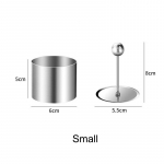 &Uuml;mmargune roostevabast terasest riisipalli vorm koos t&otilde;ukuriga koogivahuga r&otilde;ngast&ouml;&ouml;riistad. Lihtne vormist lahti v&otilde;etav sushi vormide valmistamine toidupressi k&ouml;&ouml;k