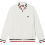 FILA Arhiivi Logo Moodne Vabaaja Kootud Pikkade Varrukatega Jakk Meeste Jakk Pilvevalge F11M527501F-WT XL
