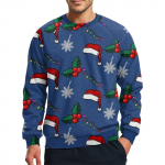 Kapuutsiga sporditreeningkost&uuml;&uuml;m Unisex jooksuriided pikkade varrukatega pullover Pusad Pusa L sinine