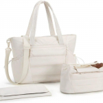 High Capacity Mother Child Urine Bag Handbag Single Shoulder Delivery baby Bottlestorage Box Storage Clutch Woman 3 Set One Size beež