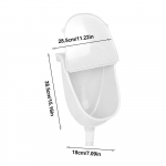 Seinale kinnitatav uriinikauss kaanega Kaubanduslik uriinikauss Vannituba Garaaž Loputus &Auml;ravoolukindel Reguleeritav uriinijuhik voolikuga Kodu jaoks valge