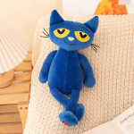 40CM Multifilmi Anime Pete Kass Pl&uuml;&uuml;sist M&auml;nguasjad Sinine Kass T&auml;idisega Pehme Loomnukk S&uuml;nnip&auml;evakingitus lastele 40cm blue