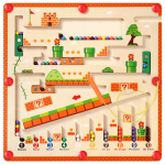 Magnetiline v&auml;rvi- ja numbrilab&uuml;rint Montessori puidust v&auml;rviga kokkusobivad m&auml;nguasjad V&auml;ikelapsed Puidust pusle tegevustahvel &Otilde;ppimine Haridus