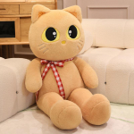 Must kass nukk pl&uuml;&uuml;sm&auml;nguasi suur kass nukk t&uuml;druku seltsiline rahustav kaltsunukk s&uuml;nnip&auml;evakingitus 60cm（0.6kg） must