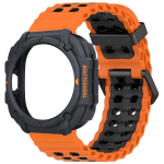 Uus kaitse&uuml;mbris+rihm Samsung Galaxy Watch Ultra jaoks(2025. aasta) 47mm Ultra(2025. aasta) 47mm Spordirihm Silikoonist K&auml;ev&otilde;ru Correa K&auml;ev&otilde;ru Ga Galaxy Ultra 2025 black