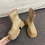 Lameda platvormiga poolsaapad Lume naised Mood Tursked kingad Naine 2024 Trend Goth Designer Pumps Kingad Talv Uus Botas Mujer 35