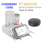 YUSENDENT COXO PT Master Hambaarstlik Ultraheli Kivi-eemaldaja ja &Otilde;hupuhasti 2-&uuml;hes Kogu ja Intelligentsne Puhastusliivapritsiga Seadmed EU Plug valge