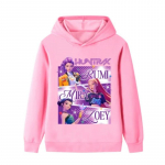 KPop Deemonik&uuml;tid Huntrix Kapuutsiga pusa Lasteriided Printsessi T&uuml;drukute R&otilde;ivad Mood Poiste R&otilde;ivad Kevad S&uuml;gis Pusa Lapse &Uuml;laosad 110