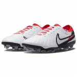 Nike Tiempo Legend 10 Elite FG Low Ready Pack Valge Must Punane DV4328-100 EU 46 valge