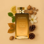 Glamveda Dreaming Dubai Oud Luksuslik Puhas Parf&uuml;&uuml;m Unisexile 100ml | Pikaajaline L&otilde;hn Mehele | Lavendel, Roosa Pipar, Karamell, Guaiacwood | orange