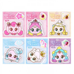 Langev T&auml;ht P&uuml;&uuml;dmine Teenieping Suure N&auml;oga Mochi Kleebis 6 tk komplekt (3 Valikud) # 1 set