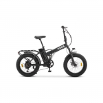 Bicicleta el&eacute;ctrica Nilox X8 Pro plegable 250W 70km autonom&iacute;a 20 6 velocidades LCD Acero Negro must