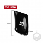 BMW E46 jaoks 1998-2004 M3 VO I/O nupp Rooli juhtkatte kate Trimmi kaunistus Autotarvikud Autotarvikud must