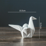 Moodne kodu keraamika tuhat paberikurge origami abstraktne k&auml;sit&ouml;&ouml; sisustus laste toa kaunistus tarvikud