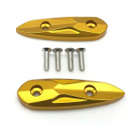 AL-mart Mootorratta Peegliaugu Kate Peegli Blokeerimise Alus Dekoratiivplaat CNC Alumiinium Yamahale YZF-R25/R3 2015-2023, YZF-R15 2017-2023 kuld