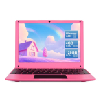 Uus 10,1-tolline Android 13.0 s&uuml;learvuti, kaasaskantav miniarvuti Octa Core Allwinner A523 protsessoriga, 4 GB RAM, 128 GB EMMC, HD IPS A523 roosa