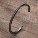 Vnox P&otilde;hjamaade Viikingite K&auml;ev&otilde;ru Meestele Roostevabast Terasest Mobius Norra Ruunid Amulett Ehted Retro Mansett K&auml;ev&otilde;ru 64mm Dia. gray