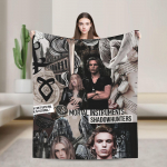 Jamie Campbell Bower Tekk Kvaliteetne Super Soe Voodipesu Viskad Talvine Reisimine Kontor Diivan Voodi Graafiline Voodikate 30x40in