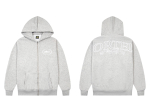 Corteiz Alcatraz Talvine tepitud sulejope tikitud logoga Medium white