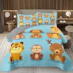 Naljakas multifilmilooma tekikate Kuninganna/Suur Kawaii elevant Panda kattekate Kahepoolne hall tepitud voodipesukomplekt Lastele Teismeliste tuppa EU Single(135*200cm)3pcs