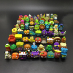 20-100 tk Zomlings pr&uuml;ginukud tegevuskujud 3cm Grossery Gang pr&uuml;gikogu mudel m&auml;nguasjad lastele s&uuml;nnip&auml;evakingitus