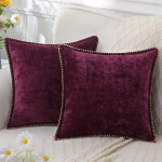 Homaxy Chenille padjakate 50x50cm Sametine dekoratiivne viskepadi kate Pehme luksuslik padjapleit diivani dekoratsiooniks Padjakate 40x40 24x24inch