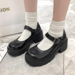 Lolita kingad Naiste Jaapani Mary Jane kingad Naised Vintage T&uuml;drukud Tudengid JK &Uuml;htsed k&otilde;rge kontsaga platvormkingad Cosplay Plus Size 38