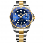 Pagani Design Submariner Automaatne Meeste K&auml;ekell &ndash; Keraamiline Bezel, Roostevaba Teras & Safiirklaas, &Auml;ri-Klassikaline Stiil