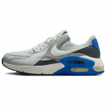 Nike Air Max Excee Leather Cushioning, Wear Resistant Low top Casual Shoes Men's Gray Blue FZ5486-004 44