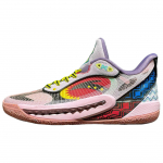 Anta Shock Wave 6 Cushioning Slip Resistant Abrasion Resistant Low top Basketball Shoes Men's Pink Black Purple 112521111S-4 43