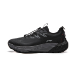 Li Ning Chuo Ye V2 Cushioning Slip Resistant Rebound Low top Trail Running Shoes Men's Black ARSW123-1 45
