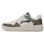 Li Ning Line 2.0 Abrasion Resistant Breathable Low top Skateboard Shoes Men's White Umber AGCT337-2 39